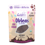 Obleas de chocolate 70% de Cacao Stevia y Eritritol doypack 150g