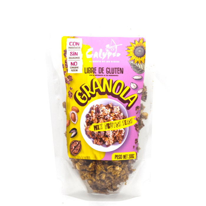 Granola 0 azucar sin gluten Protein tarwi y frutos secos 250 g