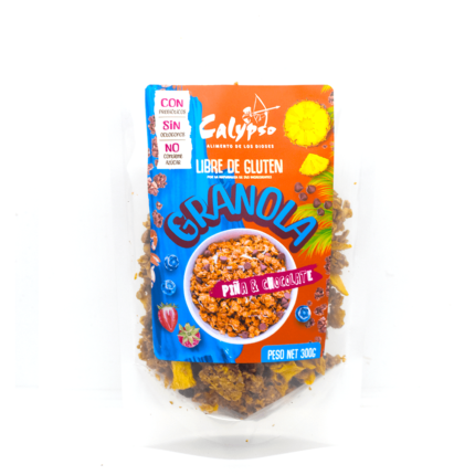 Granola 0 azucar sin gluten piña y chocolate 70 250 g